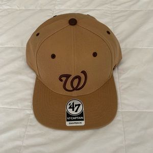 Brand new Washington nationals  adult size snapback forty seven 47 brand hat.